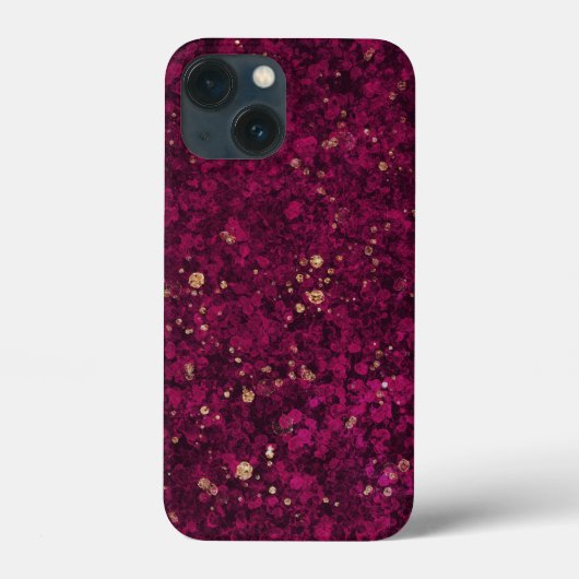 burgundy glitz Case-Mate iPhone case (Achterkant)