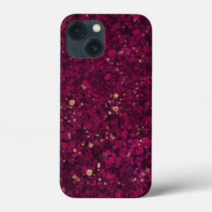 burgundy glitz Case-Mate iPhone case