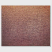 Burgundy Gold Blush Maroon Linen Burlap Rustic Cadeaupapier (Vlak)