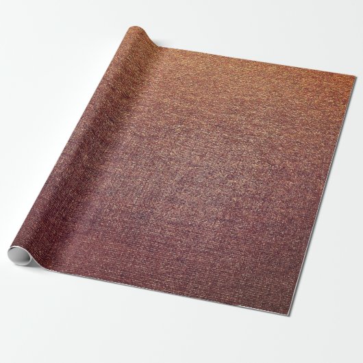 Burgundy Gold Blush Maroon Linen Burlap Rustic Cadeaupapier (Uitgerold)