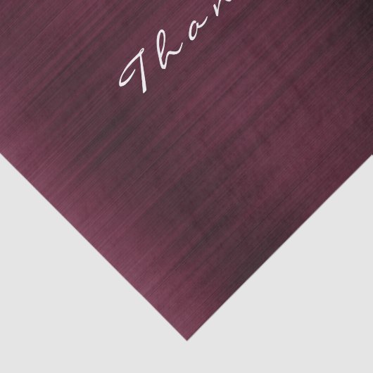 Burgundy Gold Blush Metallic bedankt Luxe Tissuepapier (Detail)