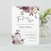 Burgundy Gold Boho Herfst in Love Vrijgezellenfees Kaart (Staand voorkant)