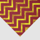 Burgundy gold chevron elegant tissuepapier (Detail)