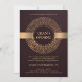 BURGUNDY GOLD  CLASSIC MANDALA GRAND OPENING KAART (Voorkant)
