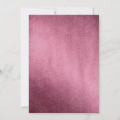 Burgundy Gold Confetti Glitter 60ste verjaardag Kaart (Achterkant)