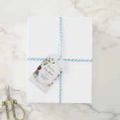 Burgundy Gold Geometric Baby shower Cadeaulabel (Met Touw)