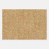 Burgundy Gold Glitter Kisses Lips Inpakpapier Vel (Voorkant 2)