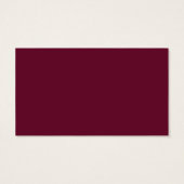 Burgundy Gold Wedding Music Song Request Kaart GB (Achterkant)