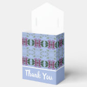 Burgundy Green en Blue Bedankdoosjes (Geopend)
