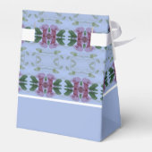 Burgundy Green en Blue Bedankdoosjes (Achterkant)