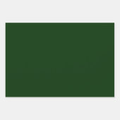 Burgundy Green Gold Inpakpapier Vel (Voorkant 2)