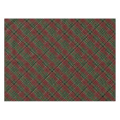 Burgundy Green Pset met kerstfeestdag Tafelkleed (Voorkant (Horizontaal))