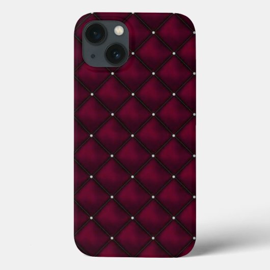 Burgundy Hoesje-Mate iPhone Case (Achterkant)
