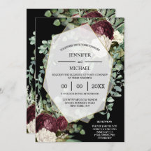 Burgundy iory dark moody roos eucalyptus