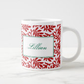 Burgundy Ivy Jumbo Mok (Rechts)