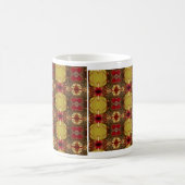 Burgundy Jewel patroon mok (Center)