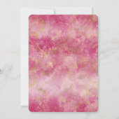 Burgundy Kersen Glitter Hart Kaart (Achterkant)