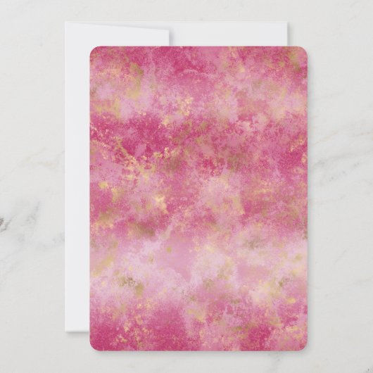 Burgundy Kersen Glitter Hart Kaart (Achterkant)