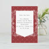 Burgundy Kleurenkaart Kaart (Staand voorkant)