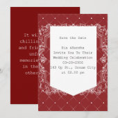 Burgundy Kleurenkaart Kaart (Voorkant / Achterkant)