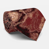 Burgundy Marble Design Stropdas (Opgerold)