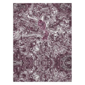 Burgundy Marble Stone Graffiti Tafelkleed (Voorkant)