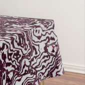 Burgundy Marble Stone Graffiti Tafelkleed (Voorbeeld)