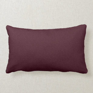 Burgundy Marked Print Lumbar Pillow Kussen