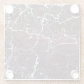 Burgundy marmer glazen onderzetter (Achterkant)