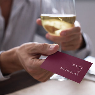 Burgundy Maroon Accountant Lawyer All Professional Visitekaartje