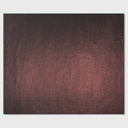 Burgundy Maroon Black Metallic Brush Makeup Vip Cadeaupapier (Vlak)