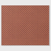 Burgundy Maroon Copper Snowflakes Net Feestdagen Cadeaupapier (Vlak)