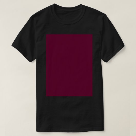 BURGUNDY (maroon)...Gewoon.. vast....blok.... T-shirt (Design voorkant)
