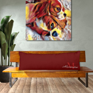 Burgundy Maroon Red Solid Colour Kussen