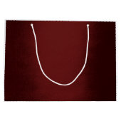 Burgundy Marron Gold Merry kerstcadeau Large Cadeautasje (Achterkant)