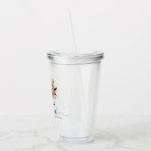 Burgundy Marsala Bachelorette Party Favor Tumbler Acryl Drinkbeker (Links)