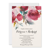 Burgundy Marsala Boho Floral Wedding