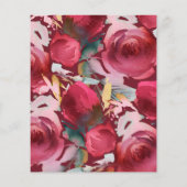 Burgundy Marsala Budget Floral Wedding (Achterkant)