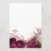 Burgundy - Marsala en Gold Vrijgezellenfeest Advic Advieskaart (Achterkant)