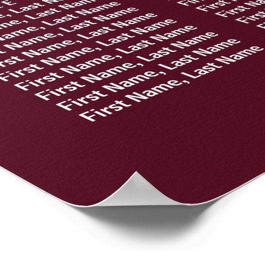 Burgundy Marsala Floral Antlers Seatrix Poster