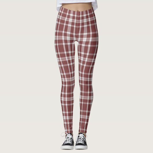Burgundy Marsala Play Leggings (Voorkant)