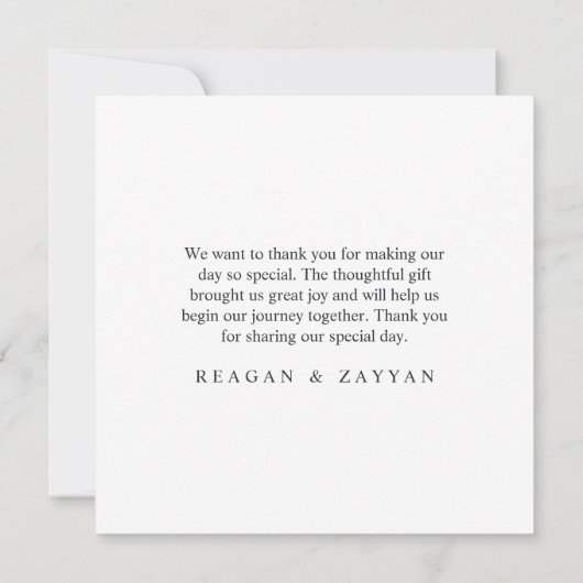 Burgundy Merlot Floral Weddenschap Hartelijk dank Bedankkaart (Achterkant)