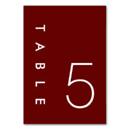 Burgundy minimalist Weddenningkaart Kaart