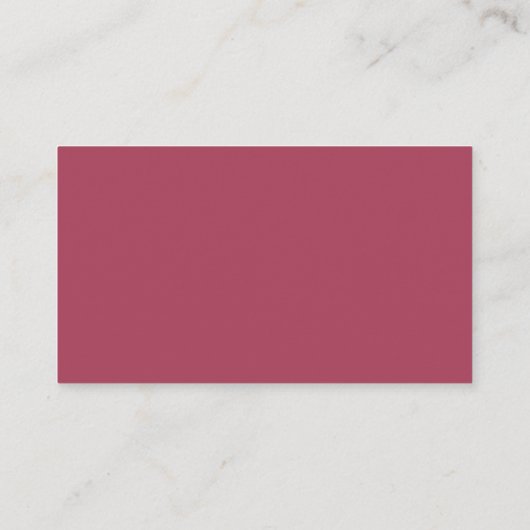 Burgundy Modern Minimalist Gift Registry Informatiekaartje (Achterkant)