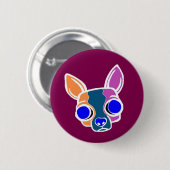 Burgundy Monk Puppy Button (Voorkant /achterkant)