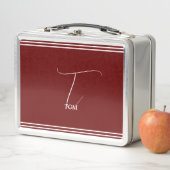 Burgundy Monogrammed (In situ)