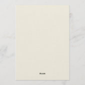 Burgundy Moody Gothic Cathedral Wedding Kaart (Achterkant)