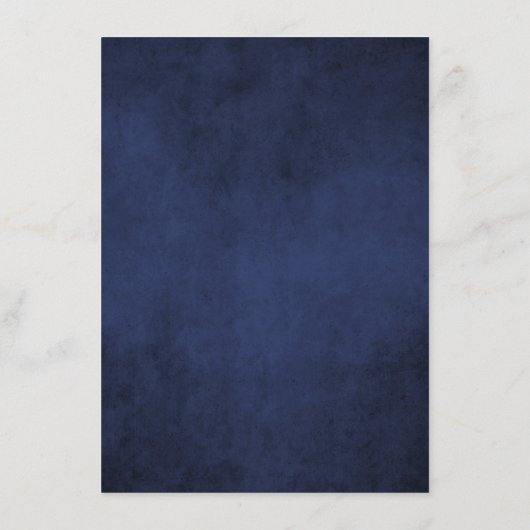 Burgundy Navy Blue Geometric Floral Wedding Menu (Achterkant)