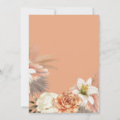 Burgundy Navy Blue Wedding Save The Date (Achterkant)