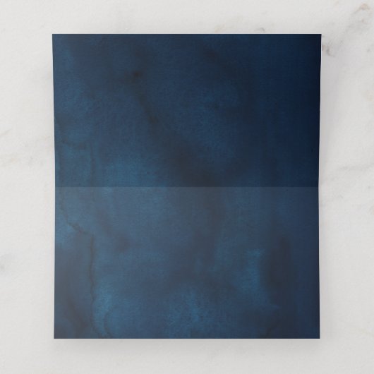 Burgundy Navy Blush Floral Gold Geometric Wedding Plaatskaartje (Binnenkant ongevouwen)